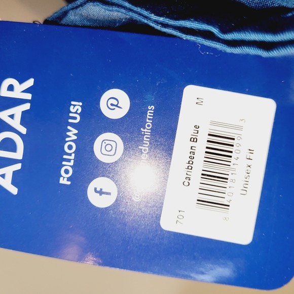 Adar Unisex Scrub Top and Pant - Picture 3 of 3